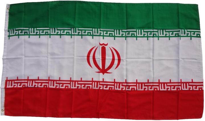 Image du produit trends4cents Drapeau Iran 90 x 150 cm Drapeau avec 2 oeillets 100g/m² poids du tissu Hisseflag pour mât