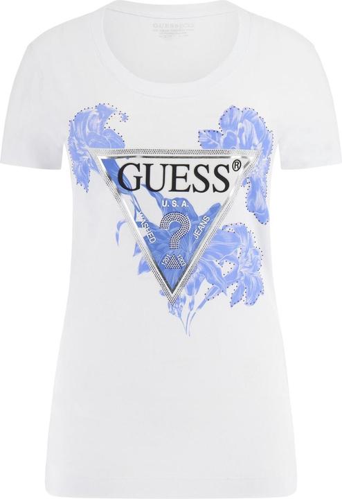 Image du produit Guess T-shirt triangle fleuri femme (M)