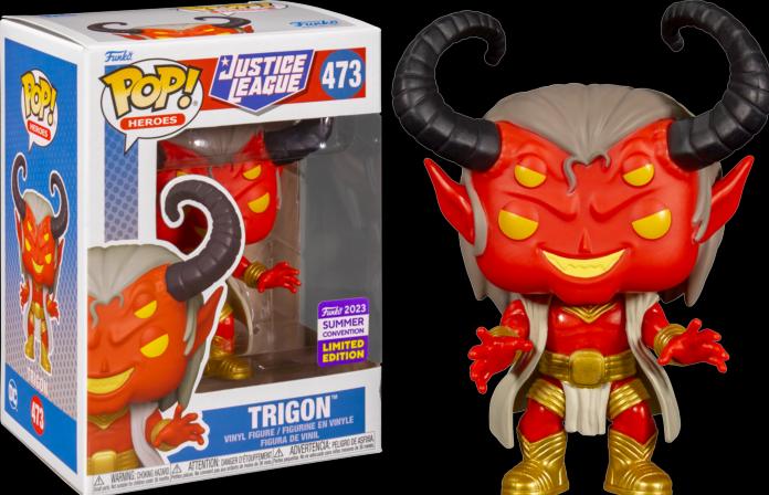 Actual product image Funko POP! DC Comics Justice League Trigon Edition Limitée Summer Convention 2023
