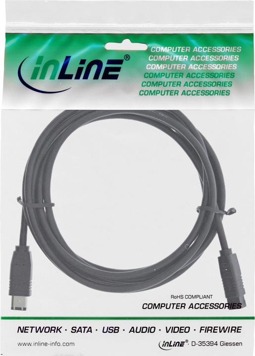 Image du produit InLine 6pol – 9pol (3 m, FireWire)