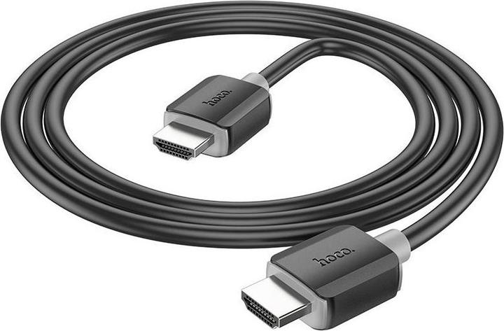 Produktbild Hoco - Video Cable HDTV2.0 (US08) - HDMI to HDMI, 4K 60Hz, HDTV2.0, 18Gbps, 2m - Black (2 m, HDMI)