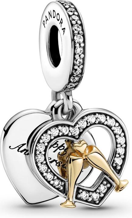 Image du produit Pandora Charm Joyeux Anniversaire (Métal, Plaqué or, Argent sterling 925)
