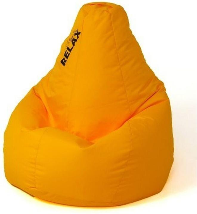 Actual product image Go Gift Sako bag pouffe pear yellow L 105 x 80 cm