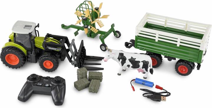 Produktbild Amewi Traktor mit XL-Zubehörpaket 1:24, RTR (RTR Ready-to-Run)