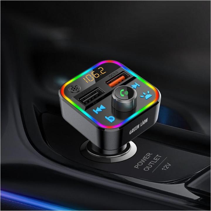 Actual product image Green Lion Car FM Transmitter Kit