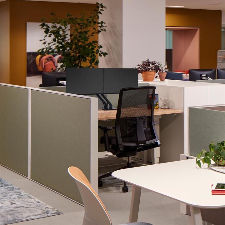 Actual product image Ergotron Mxv Desk Dual Monitor Arm With (Table, 24.02")