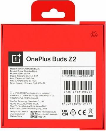 Actual product image OnePlus Buds Z2 (ANC, 3.50 h, Wireless)