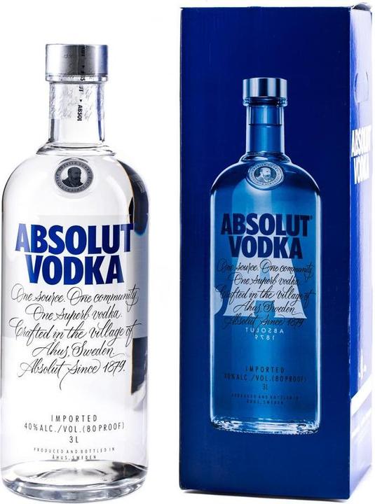 Actual product image Absolut Vodka (1 x 300 cl)