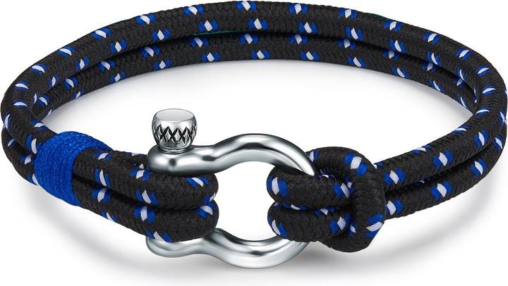 True Rebels Herren Edelstahl silber 21,0 cm - 11734 (21 cm, Edelstahl)