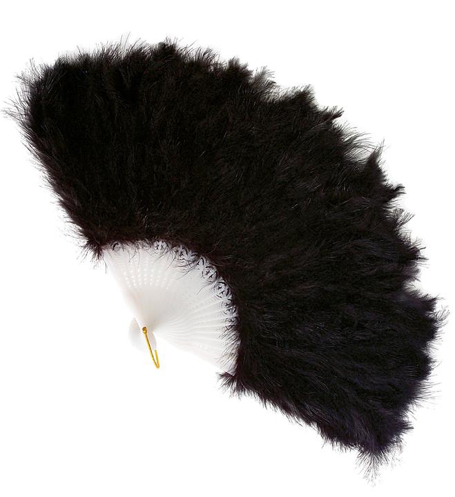 Produktbild Widmann Feder Fächer Schwarz (One Size)