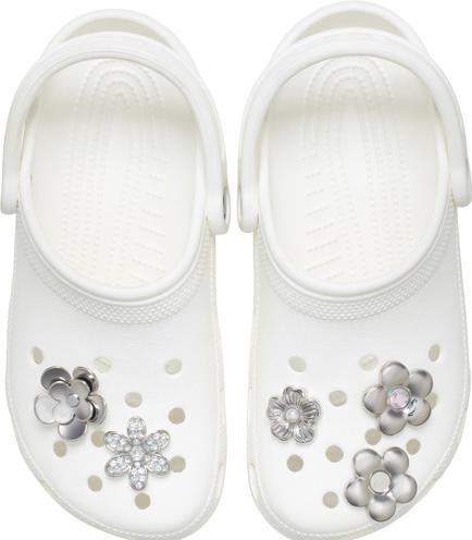 Produktbild Crocs Monochrome Slvr Flwrs/5 Pack (One Size)