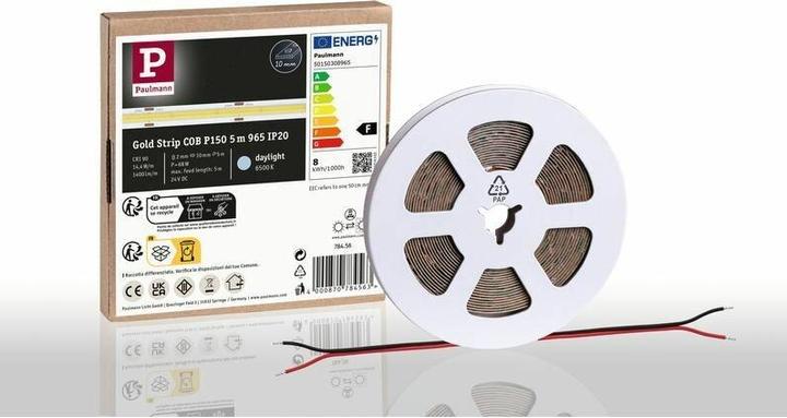 Immagine prodotto Paulmann PAUL Striscia luminosa a LED (Luce del giorno, 500 cm, Interno)