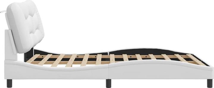Actual product image VidaXL Bed frame with LED imitation leather (160 x 200 cm)