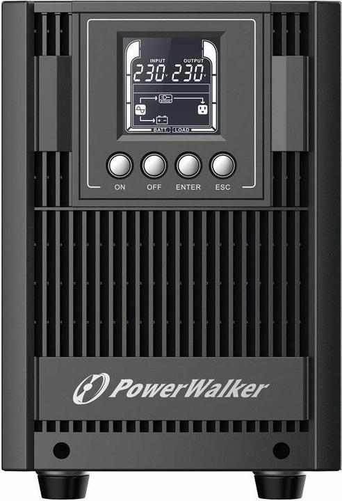 Image du produit Powerwalker POWER WALKER USV ONLINE VFI 2000 BEI FR 4X FR OUT, USB / RS-232, LCD, EPA (2 VA, 1800 W, Double convertisseur en ligne Onduleur)