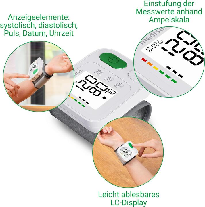 Produktbild Medisana Handgelenk-Blutdruckmessgerät BW 345 (Blutdruckmessgerät Handgelenk)