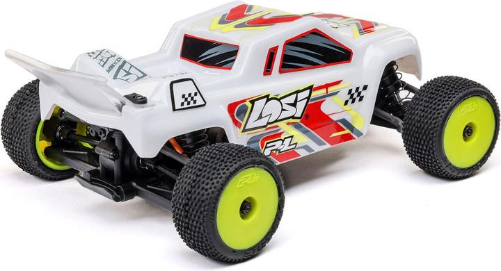 Produktbild Losi Micro-T 2S 1/28 2WD RTR Stadium Truck (Akku & Ladegerät enthalten), Weiss (RTR Ready-to-Run)