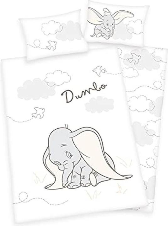 Herding Disney Dumbo - Reversible bed linen - 40 x 60 + 100 x 135 cm