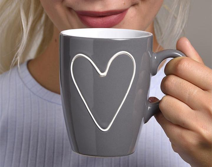 Actual product image G. Wurm Coffee Mug 'Heart' 3 assorted (250 ml, 1 x)