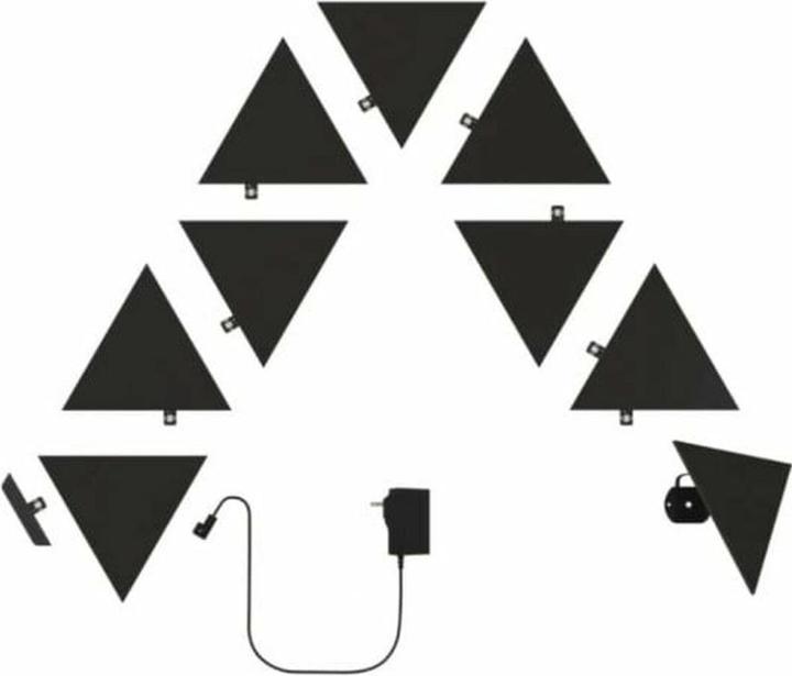 Actual product image Nanoleaf Shapes Ultra Black 9PK Starter (80 lm)