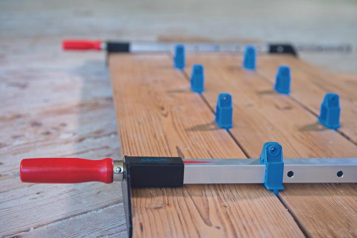 Actual product image Schwaiger Decking plank clamp with bit adapter (770 mm)
