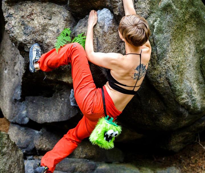Actual product image Crafty Climbing 5 Toothed Monster Chalk Bag