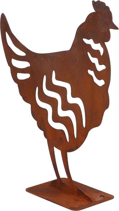 Actual product image Esschert Design Decorative figurine chicken rust brown