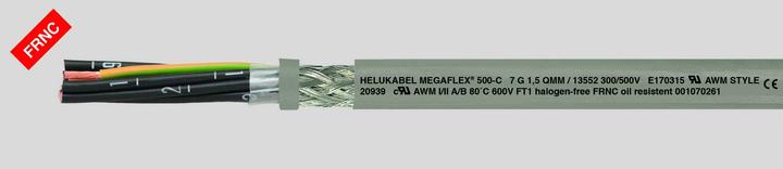Produktbild HEL MEGAFLEX 500-C 2x 2,5 (96000 m)