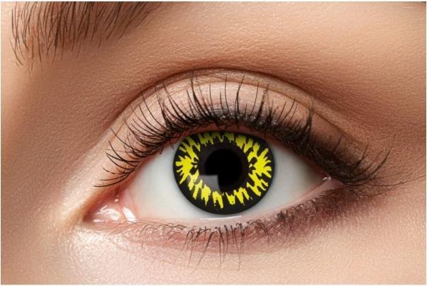 Eyecatcher Kontaktlinsen Werewolf gelb (Gelb)