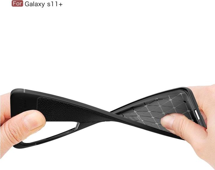 Actual product image Screenguard Samsung Galaxy S20 Ultra Case Leather Design TPU Cover (Samsung Galaxy S20 Ultra)