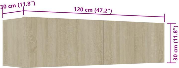 Produktbild VidaXL Jericho (120 x 30 x 30 cm)