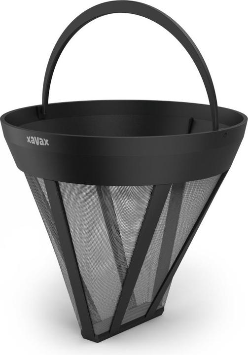 Produktbild Xavax Dauerfilter für Kaffeemaschine, Kaffeefilter-Ersatz für Grösse 4, Schwarz
