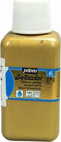 Image du produit Pebeo Setacolor opaque (Or scintillant, 250 ml)