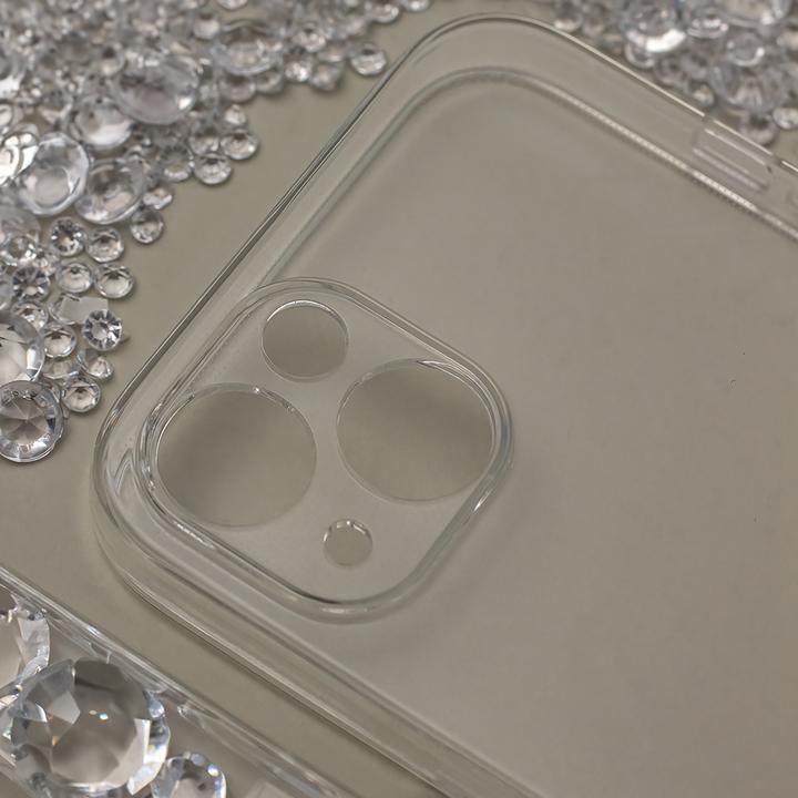 Actual product image OEM Slim 2mm Box case for iPhone 16e transparent (Apple iPhone 16e)
