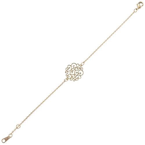 Lara Vergoldetem Messing ARMBAND - 16+2 CM (18 cm, MAT BIJOU)