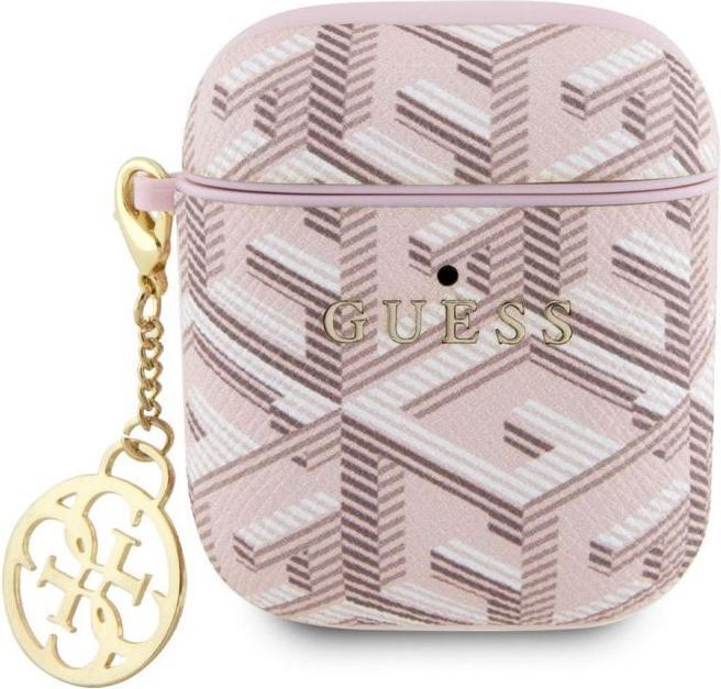 Produktbild Guess GUA2PGCE4CP AirPods 1/2 cover różowy/pink GCube Charm (Kopfhörer Tasche)
