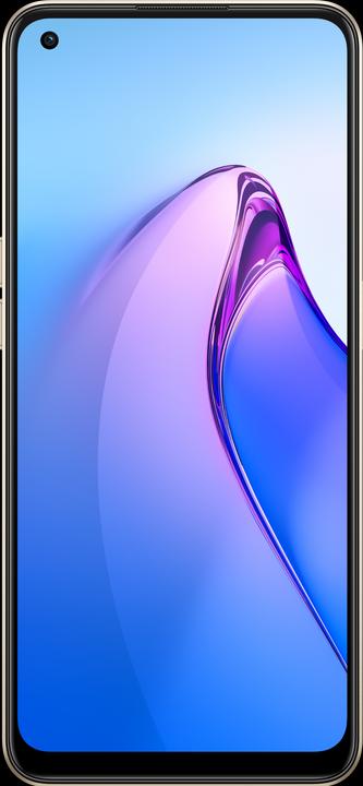 Actual product image OPPO Reno 8 (256 GB, Shimmer Gold, 6.43", Dual SIM, 50 Mpx, 5G)