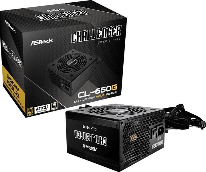 AsRock power supply Challenger 650W Gold (650 W)