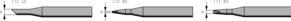 Actual product image Kurtz Ersa IRON POINT TIP 1.1MM (Soldering tip)