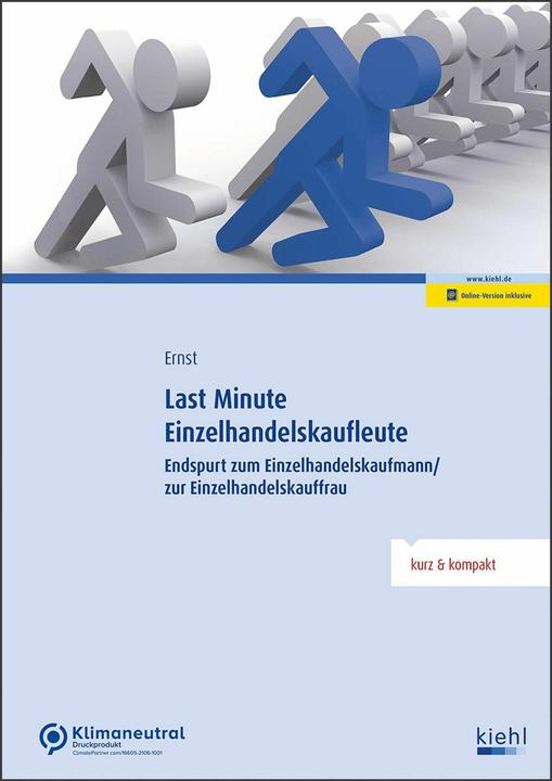 Produktbild Kiehl Ernst:Last Minute Einzelhandelskaufleut (Deutsch, Yvonne Ernst, 2024)