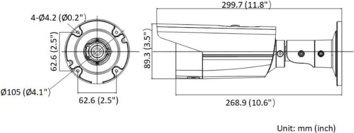 Immagine prodotto Hikvision IP CAMERA DS-2CD2T43G2-2LI (2 8 mm) (2688 x 1520 pixel)