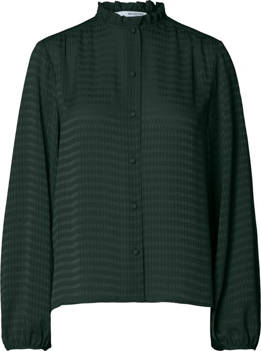 Actual product image Selected Femme Long sleeve top with frills (36)