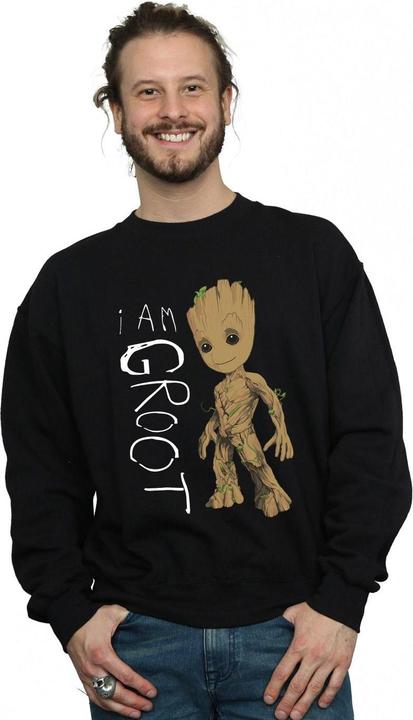 Produktbild Guardians Of The Galaxy I Am Groot Scribbles Sweatshirt (4XL)