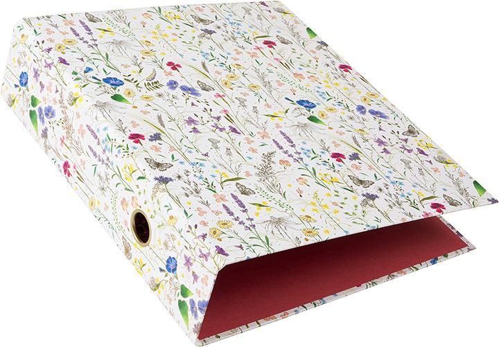 Actual product image Turnowsky Folder A4/80mm Summer Meadow white (A4, 80 mm, 1 Piece)