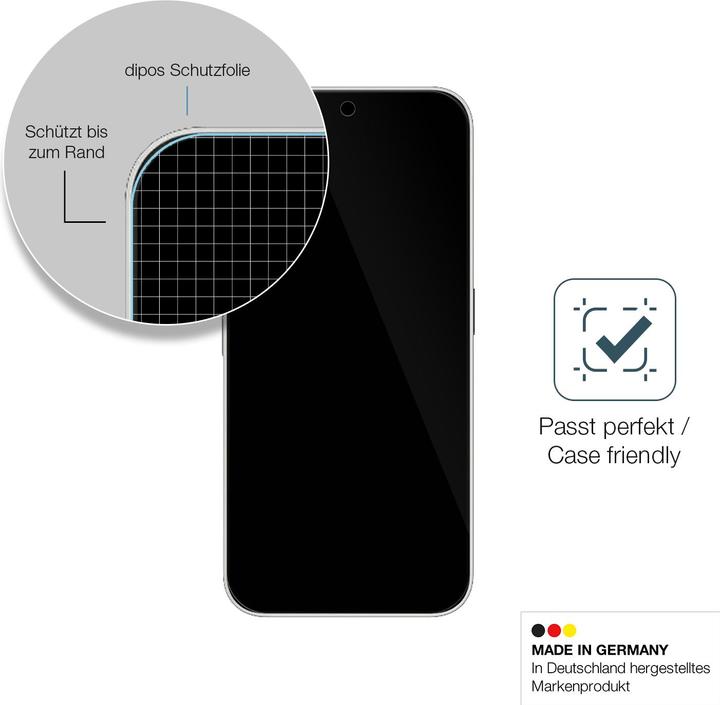 Actual product image Dipos Anti-Shock Screen Protector Clear (1 Piece, Nothing Phone (2a))