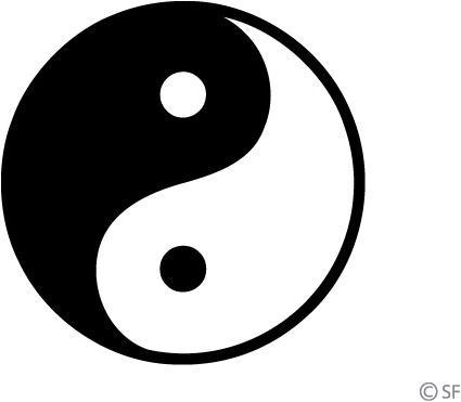 Image du produit Bilderwelten Yin&Yang (90 x 90 cm)