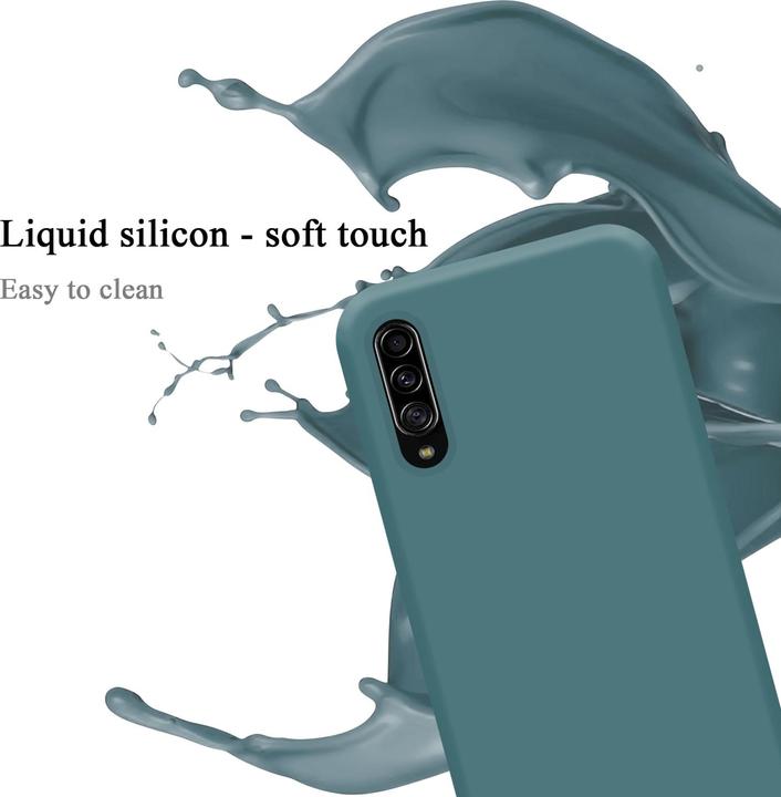 Actual product image Cadorabo TPU Liquid Silicone Case Cover for Samsung Galaxy A90 5G (Samsung Galaxy A90 5G)