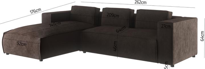 Actual product image Ropez Cloe (Corner sofa)