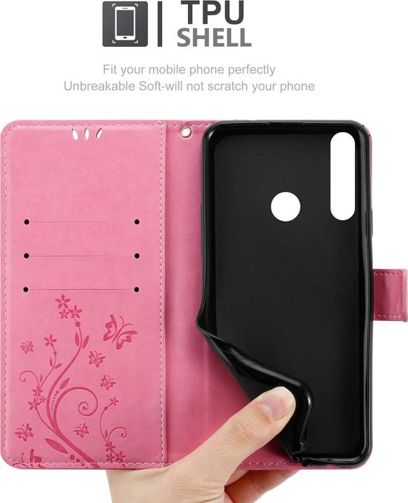 Image du produit Cadorabo Couverture du livre de fleurs (Huawei Y6p)