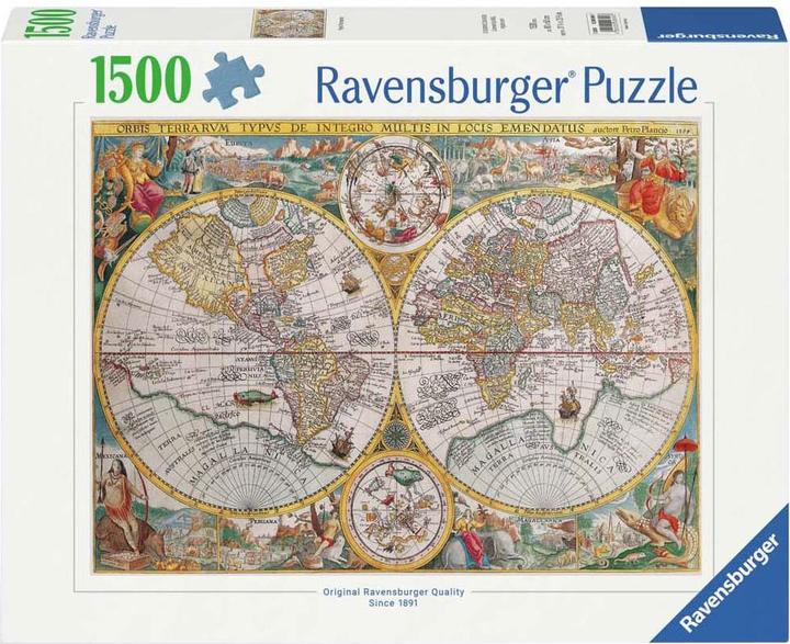 Immagine prodotto Ravensburger Mappa del mondo 1594 (1500 pezzi)