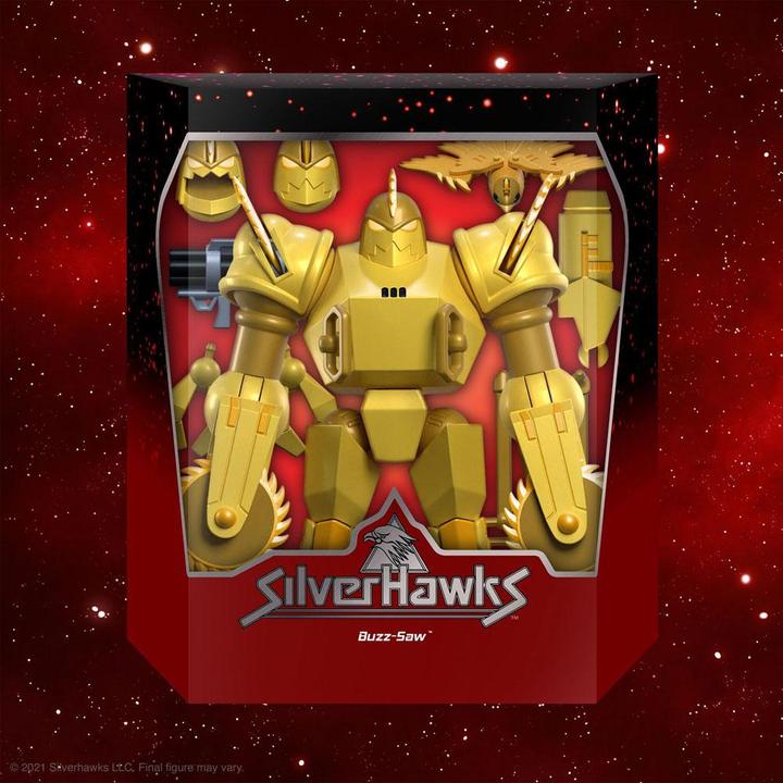 Actual product image Super7 SilverHawks figurine Ultimates Buzz-Saw 20 cm